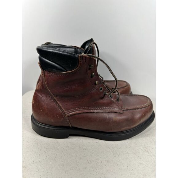 Red Wing Heritage CLASSIC MOC 6-INCH BOOT Burgundy TOUGH Size 12 Workwear - Picture 1 of 6